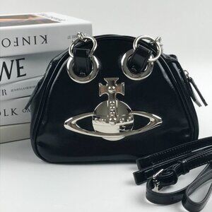 Leather Chain Shoulder Bag Vivienne Westwood